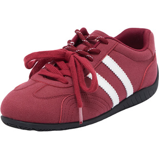 大东马年系列红色德训鞋女款2026新款春季多巴胺鞋子巨好看运动鞋