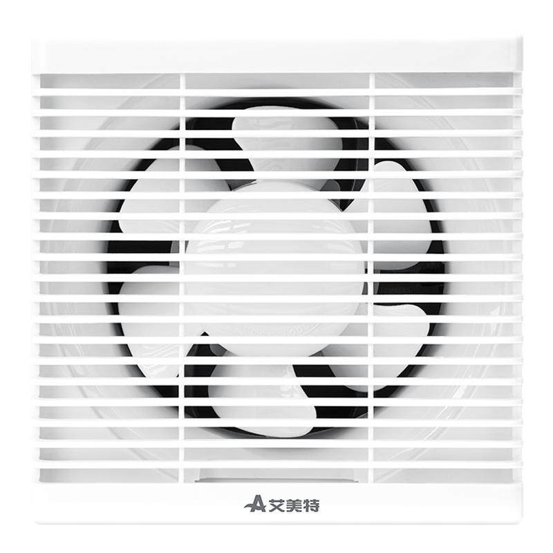 艾美特方孔排气扇卫生间排风扇厨房家用油烟抽风机强力静音换气扇