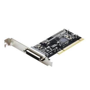 DIEWU PCI转并口卡 PCI并口扩展卡 PCI转25针打印机接口卡串口卡