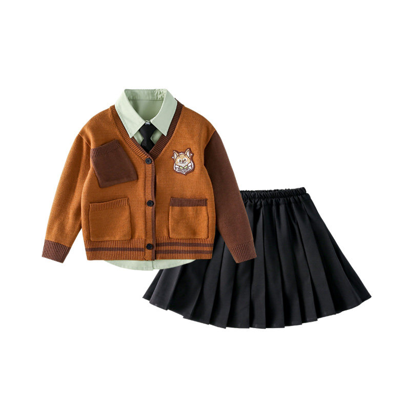 DO.CAT尼克狐狸衣服女童jk套装裙
