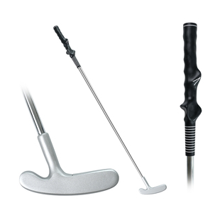 高尔夫球杆成人男女士golf双面推杆左右手可用钢杆身动作纠正握把