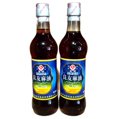 包邮特产良友国标黑芝麻油