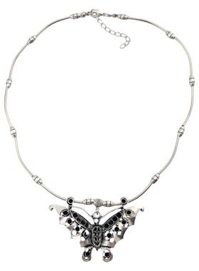 新中式vintage蝴蝶项链