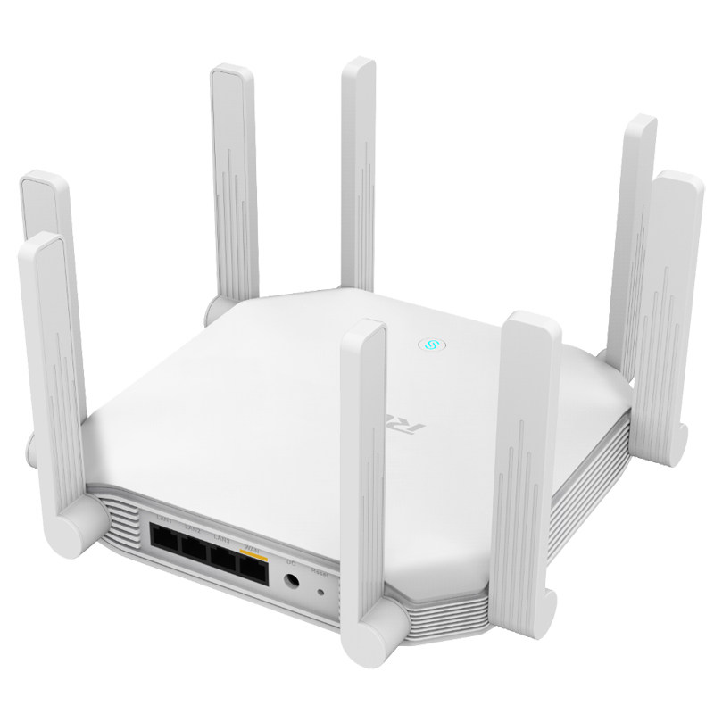 Ruijie/锐捷WiFi6巡洋舰路由器睿易RG-EW6000GX Pro 无线AX6000千兆端口2.5G家用高速双频5G大户型易联mesh