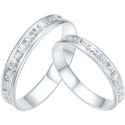 周六福pt950铂金戒指女款戒指
