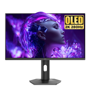 HKC显示器27英寸2K电竞280HZ三星QD-OLED电脑屏幕升降竖屏GS27QTS