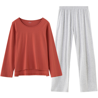 顶瓜瓜家居服睡衣女纯棉薄款套装