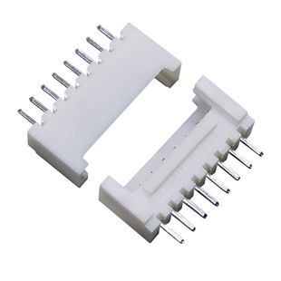 HY2.0mm间距直针座子2P5P6P8P17P18A插座PH带锁PHS带扣直插连接器