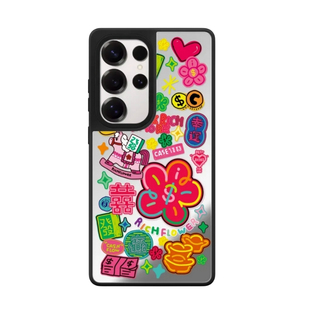 新款有钱花手机壳磁吸magsafe镜面防摔保护套适用于三星Galaxy S25ultra/S25/S24/S23ultra可爱个性