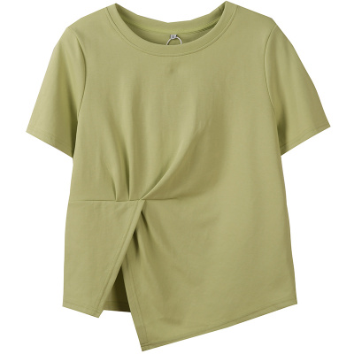 T恤衫女时尚休闲小个子百搭遮肉