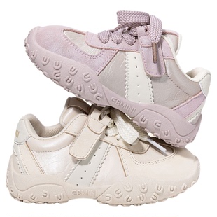 英贝米尼女童鞋运动鞋春款2026新款女宝宝鞋子防滑软底儿童老爹鞋