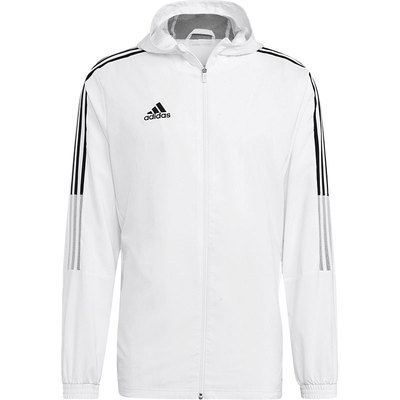 Adidas/阿迪达斯正品男子21年运动服连帽上衣梭织防风夹克 GP4966