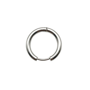 Loxxxis 年轻人都喜欢的圆圈耳环小众设计冷淡风耳钉钛钢不掉色