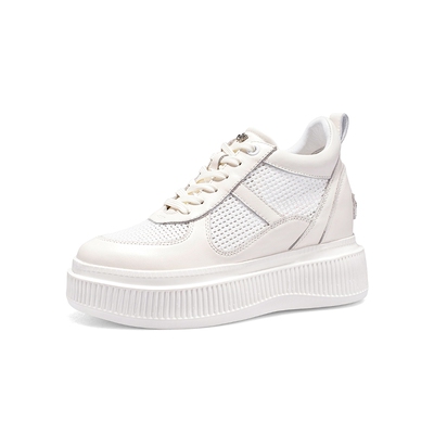 艾今25新品9cm增高镂空休闲鞋