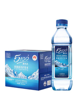 5100西藏冰川矿泉水500ml*24瓶