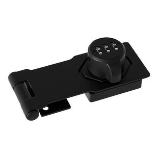 免打孔密码锁柜门冰箱锁扣防盗抽屉双开柜子锁文件柜推拉搭扣专用