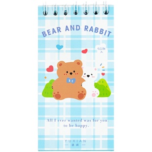 小熊ins风手账贴纸手帐素材儿童女孩可爱卡通装饰小图案diy小尺寸