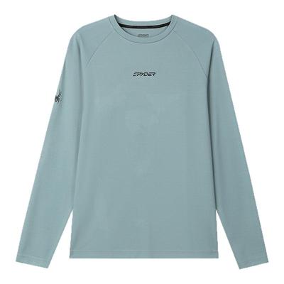 美国SPYDER蜘蛛新品户外休闲长袖T恤男内搭运动长T恤跑步24MF401M