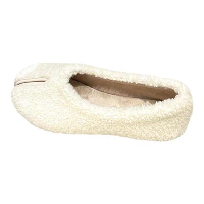 一脚蹬豆豆鞋羊羔毛玛丽珍棉鞋