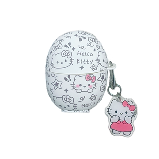 日系凯蒂猫适用Pro5华为freebuds7i蓝牙FreeArc耳机壳Pro3/Pro4保护套se2/se3磨砂5i6i新型号pro2+盒freeclip