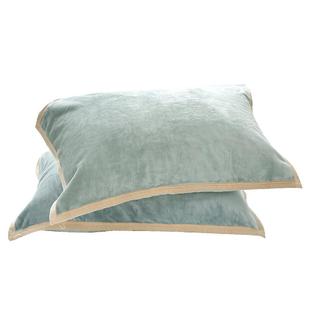 毛毛雨牛奶绒枕巾冬季加厚一对2025新款轻奢高级感枕头毛巾防头油