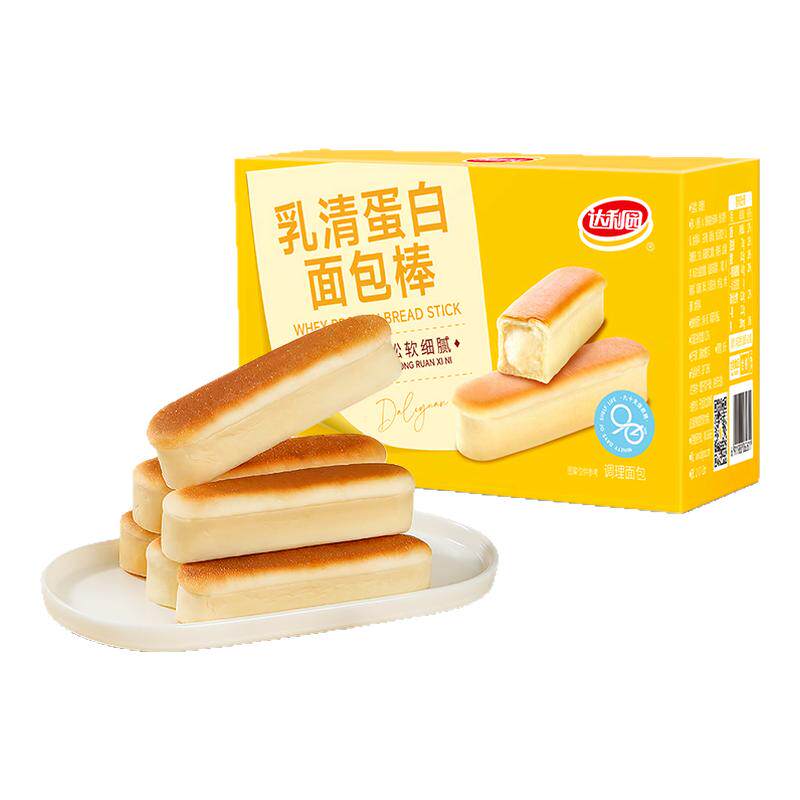 达利园乳清蛋白面包棒整箱健康早餐充饥糕点小吃小零食休闲食品 乳清蛋白实拍商品图
