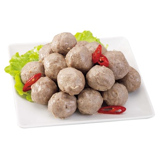 dbs44/005李老二汕头牛肉丸90%牛肉含量潮汕正宗手打实心爆汁食材