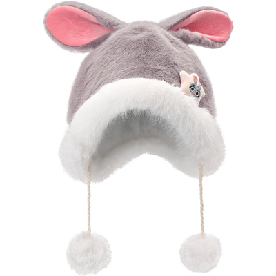 畹町迪士尼朱迪尼克公仔护耳冬帽