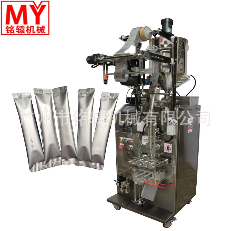 MY-60RY圆角液体自动包装封口机，厂家定制圆角条形蜂蜜包装机