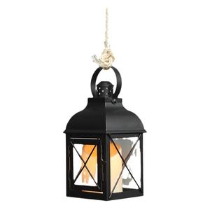 复古铁艺酒店橱窗软装马灯蜡烛台