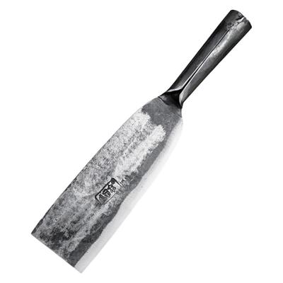 八节木手工锻打锰钢直刀砍柴刀