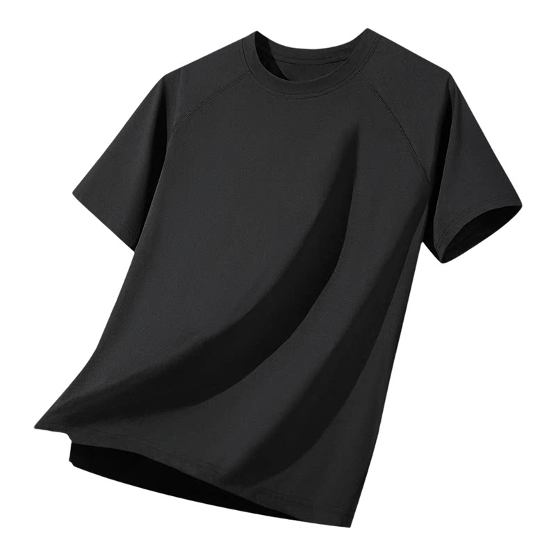 【夏季T恤合集】罗蒙男士商务休闲短袖T恤夏季薄款时尚圆领打底衫