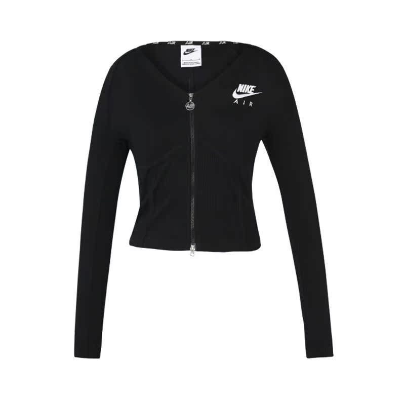 酷动城 Nike Air女士显瘦紧身长袖外套休闲运动鱼骨衣FD2377-010