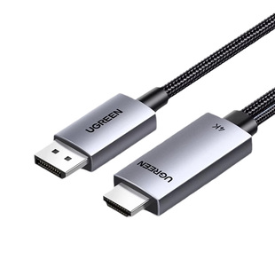 绿联 hdmi转dp连接线2.0转接头4K高清适用Switch笔记本转换显示器