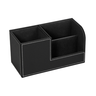 笔筒办公室桌面收纳盒轻奢高级感会议室创意学生办公桌置物架定制