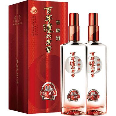 泸州老窖窖龄酒30年52度500ml*2