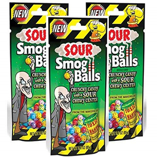 Toxic Waste - 美国世界酸度级别挑战极限酸味有毒废料烟雾球糖果