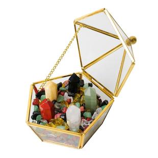 天然水晶矿石原石五行石水晶柱龙年吉祥摆件水晶碎石净化消磁碗