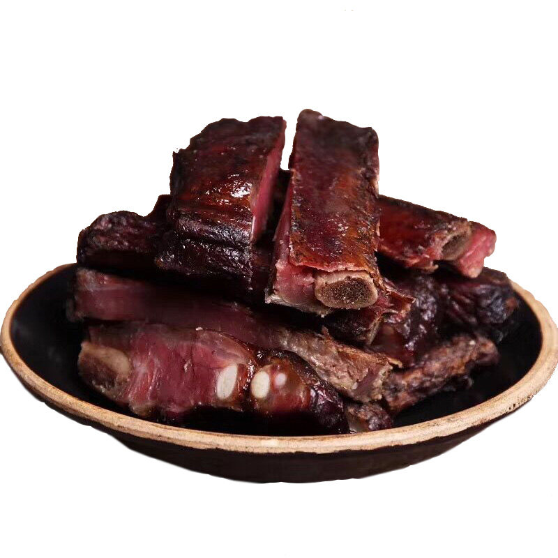 柴火烟熏排骨腊肉湘西农家