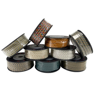 彩色文玩包芯棉绳手串线佛珠穿珠子的专用耐磨无弹力金刚菩提绳子