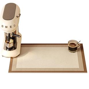 厨房沥水垫台面吸水茶垫高级复古碗碟隔热餐垫吧台咖啡机桌面垫子