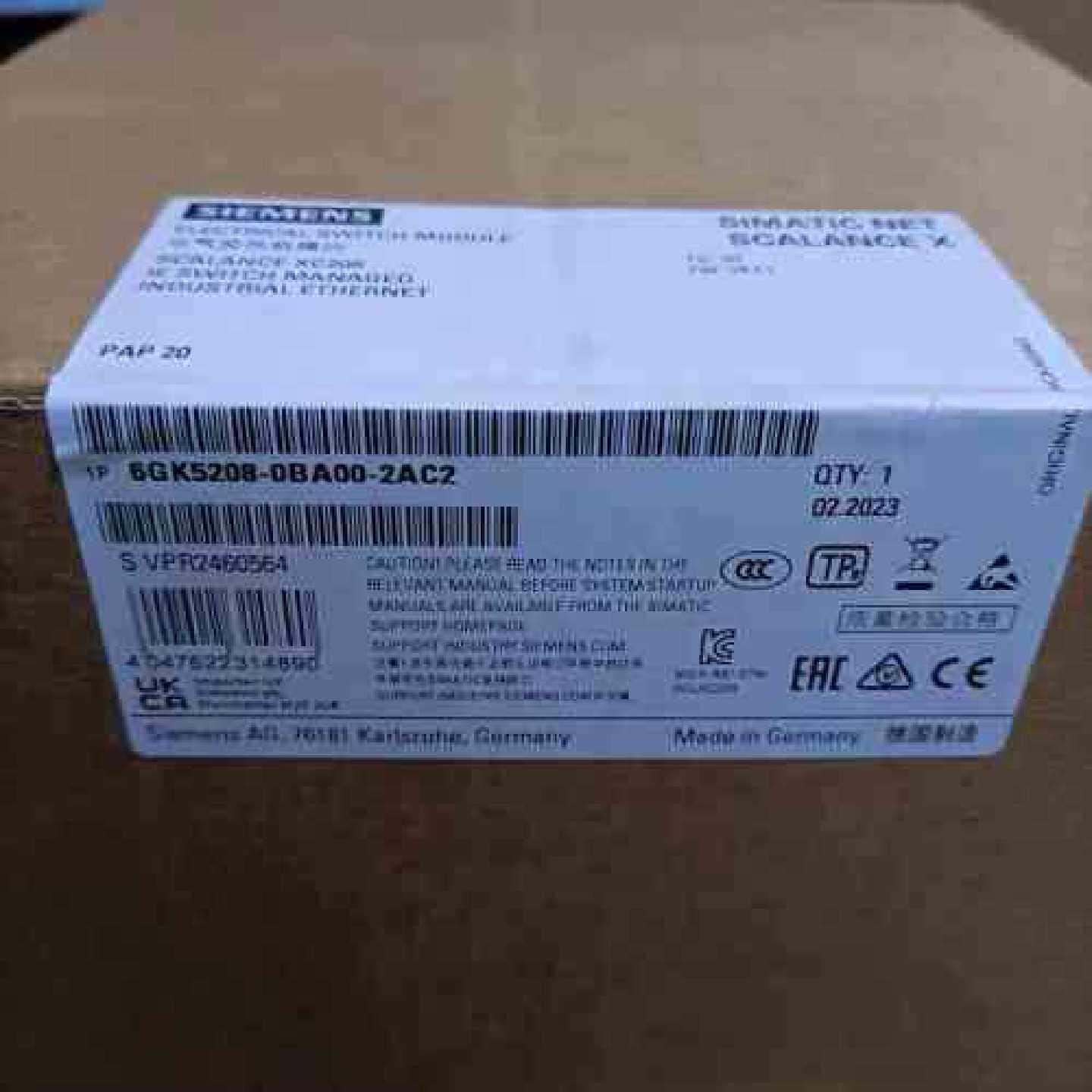 议价6GK5208-0BA00-2AC2电气交换机模块