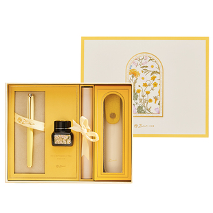 毕加索旗舰店T38时光里的她笔袋钢笔礼盒精美带墨水女士成人用创意铱金笔送闺蜜女友节日礼物免费刻字