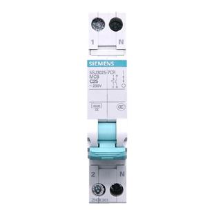 西门子空气开关20A双进双出微断路器1P加N63A总开家用短路保护器