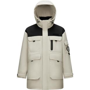 鹅绒森马中国国家地理系列羽绒服男冬90绒子加厚防雨防风发热外套