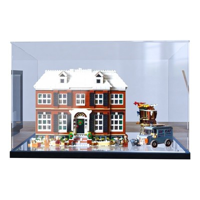亚克力展示盒适用乐高21330小鬼当家 透明玻璃罩防尘罩手办收纳盒