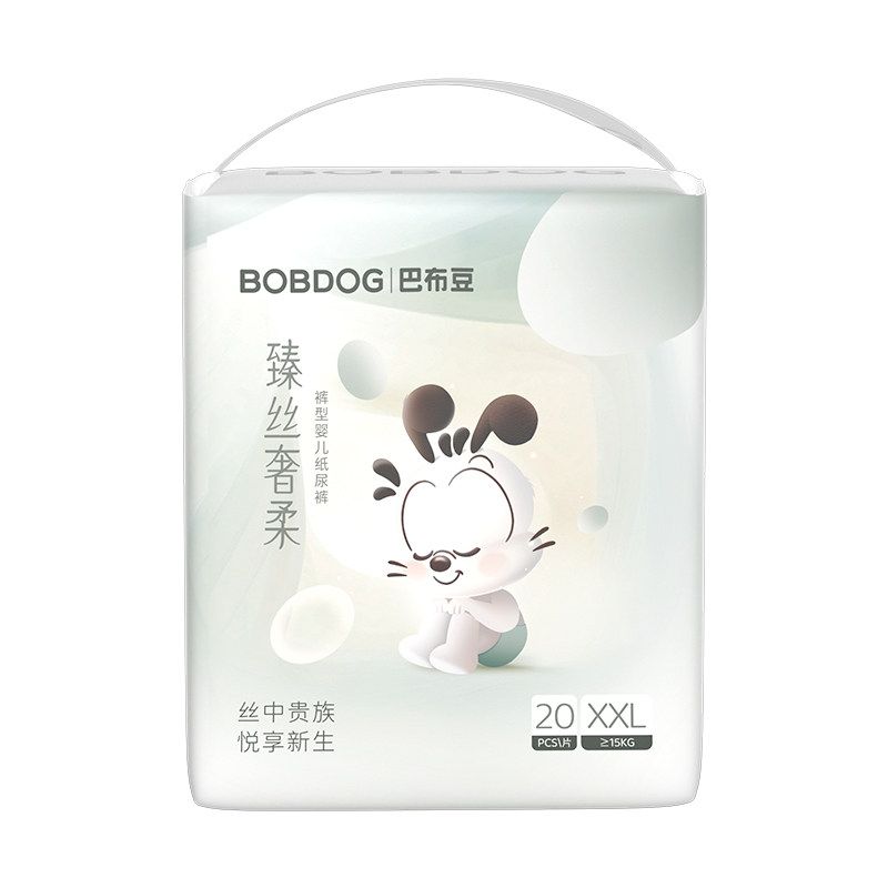巴布豆臻丝奢柔纸尿裤透气