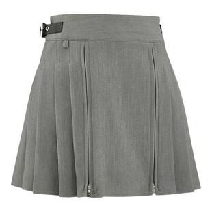 SLY 夏季新品运动芭蕾风格纹百褶半身裙030HSZ31-0551