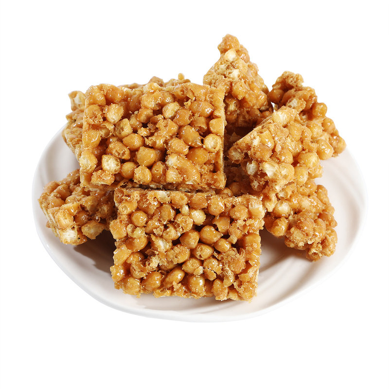 【酥脆可口】湖北特产黄豆酥手工硬脆沙琪玛老式怀旧传统休闲零食