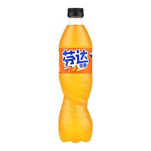 可口可乐无糖芬达零卡雪碧500ml瓶装零糖零脂碳酸饮料橙味柠檬